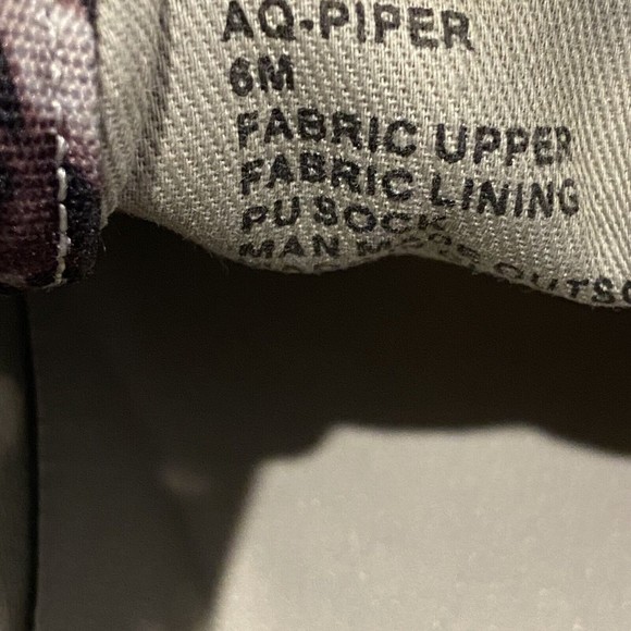 AQUA Womens Sneakers Size 6 Low Top Fashion Animal Print Flatform Lace Up - Picture 4 of 7